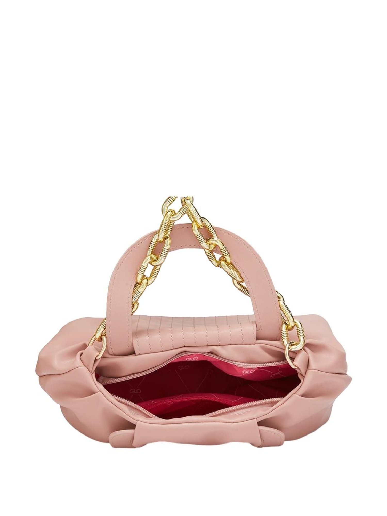 Globus Taupe Textured Medium Handbag