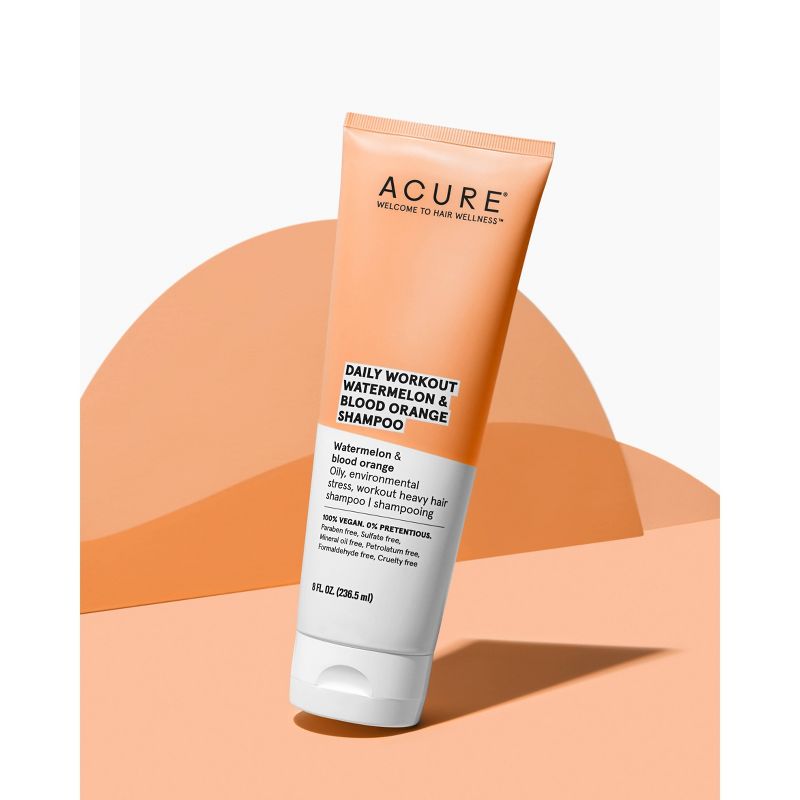 Acure Daily Workout Watermelon & Blood Orange Shampoo - 8 fl oz