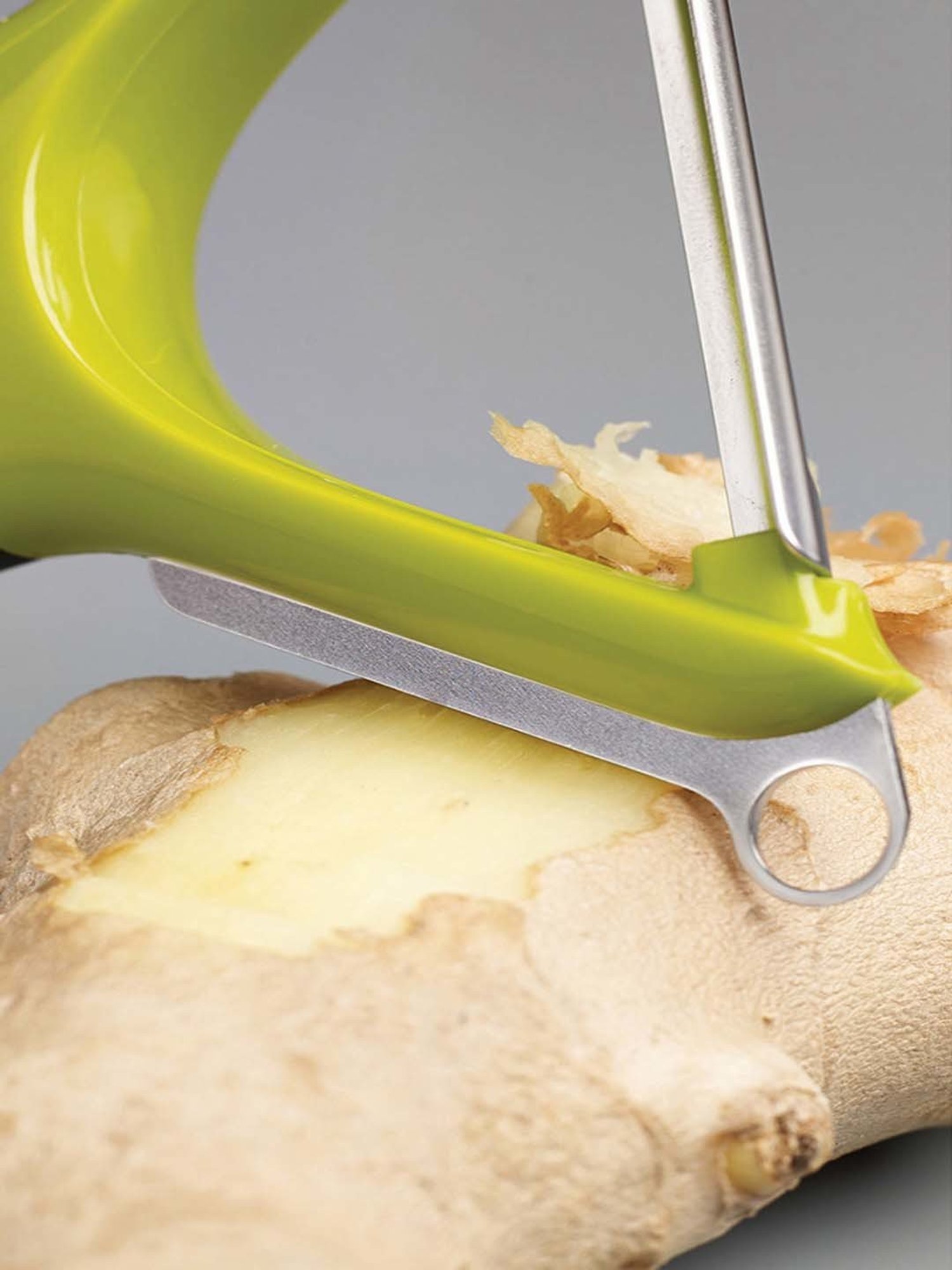 Joseph Joseph Green & Black Stainless Steel 4 cm Y-Shaped Peeler - Set of 1