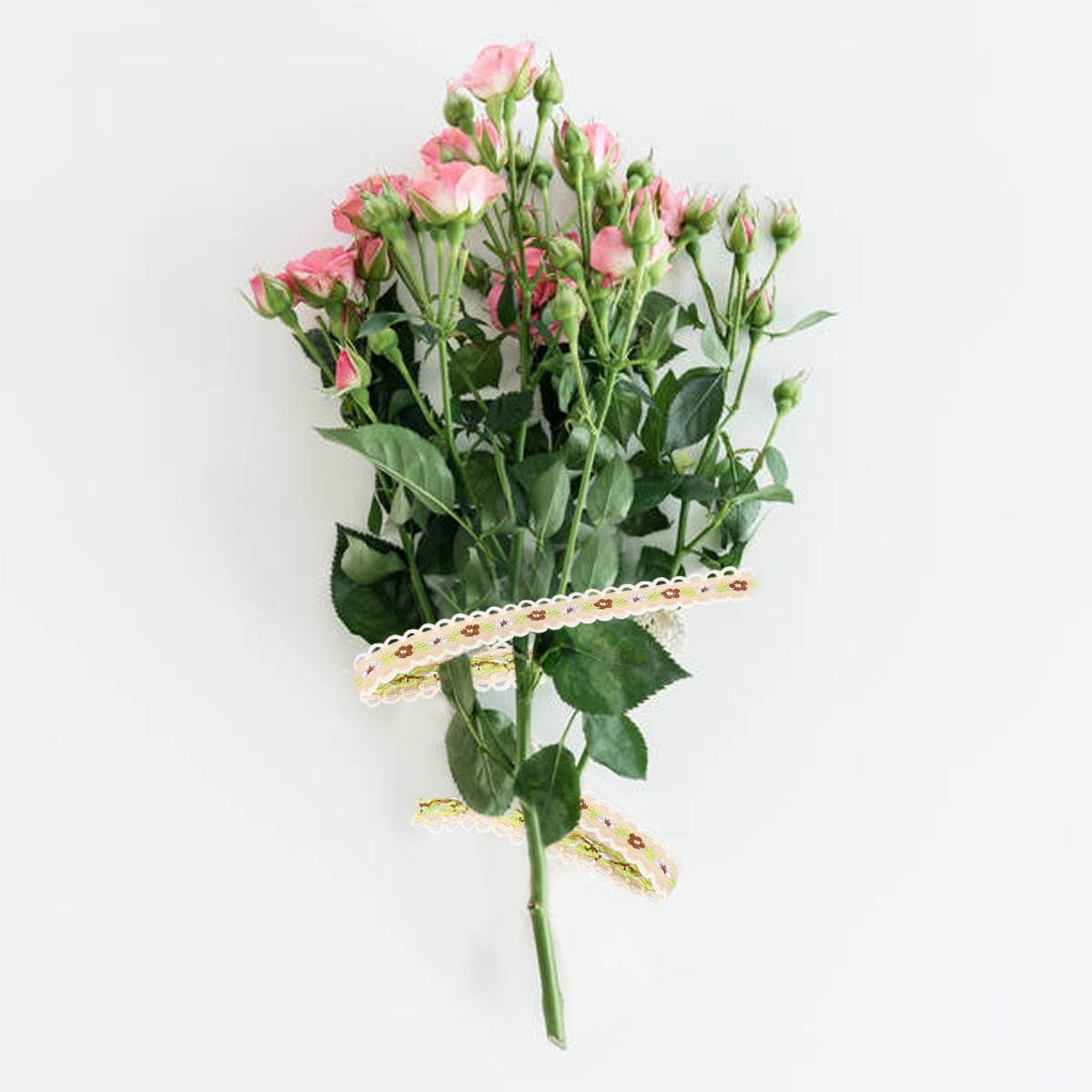 Ethnic Style DIY Clothing Accessories Embroidery Lace Flower Pattern Embroidered Lace Narrow Fashion Ancient Costume Lace (1)