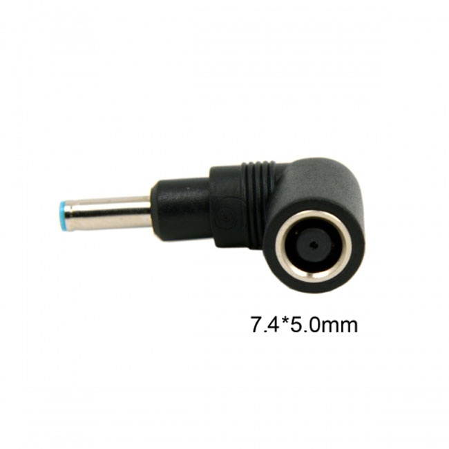 Jimier DC 7.4*5.0mm Ultra slim DC Jack to 4.5*3.0mm Plug 90 Right Angled Adapter For Laptop PW-159-RI