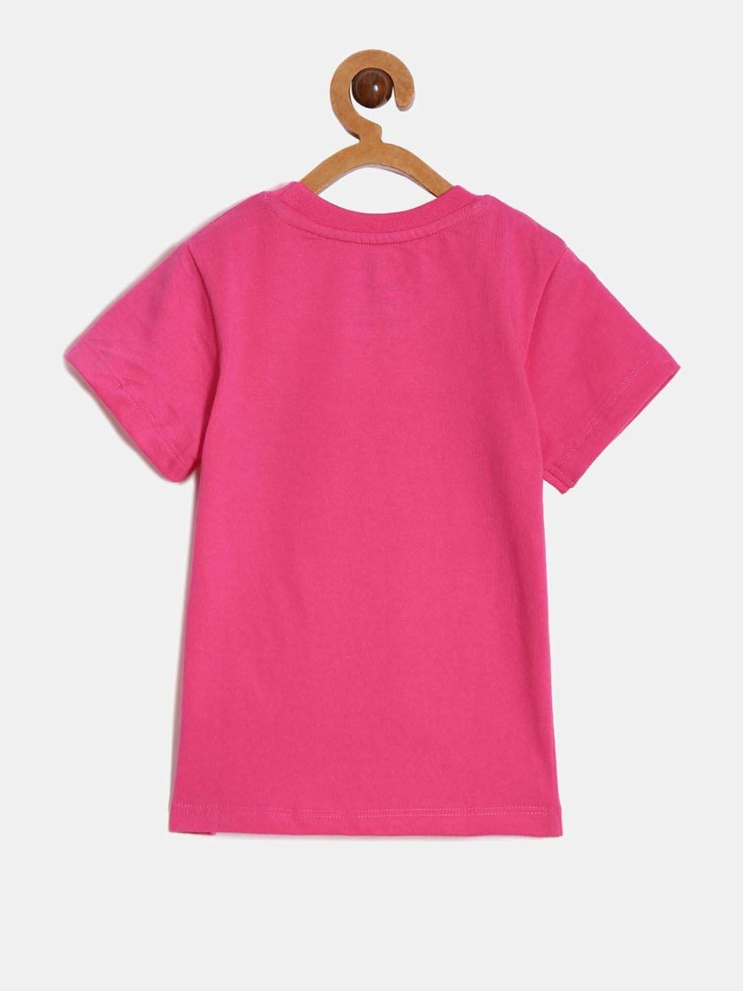 Dixcy Slimz Kids Pink Cotton Printed T-Shirt
