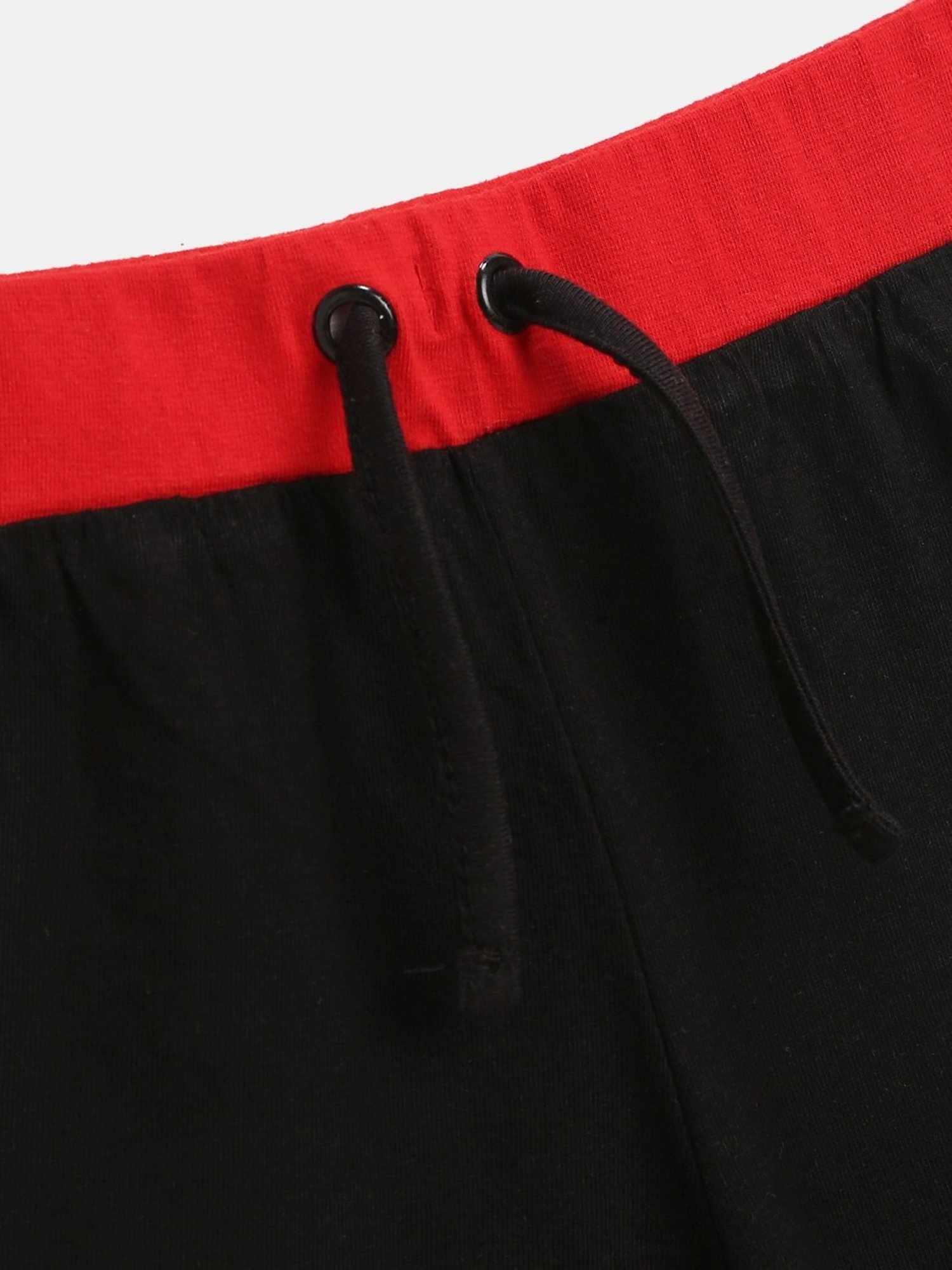 Kids Craft Black Cotton Shorts