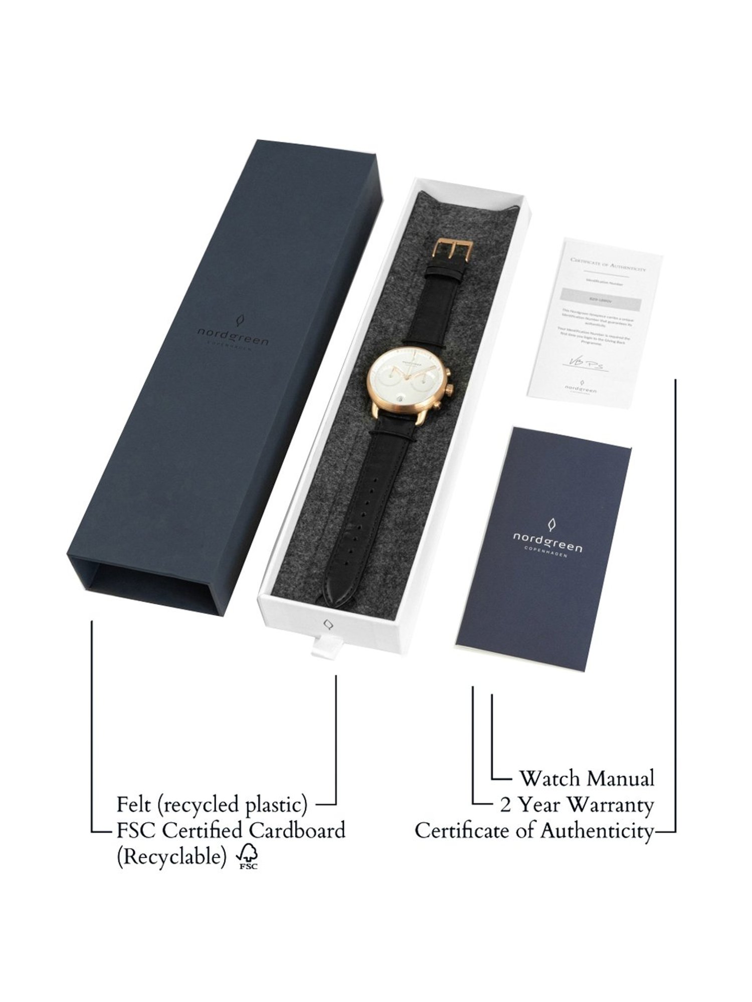 Nordgreen PI42RGLENAXX Pioneer Analog Watch for Men