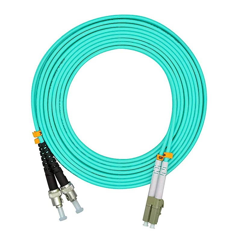 10 Meters 33ft LC to ST Duplex 50125 10G OM3 MultiMode Fiber Optic Cable Jumper Optical Patch Cord LCST