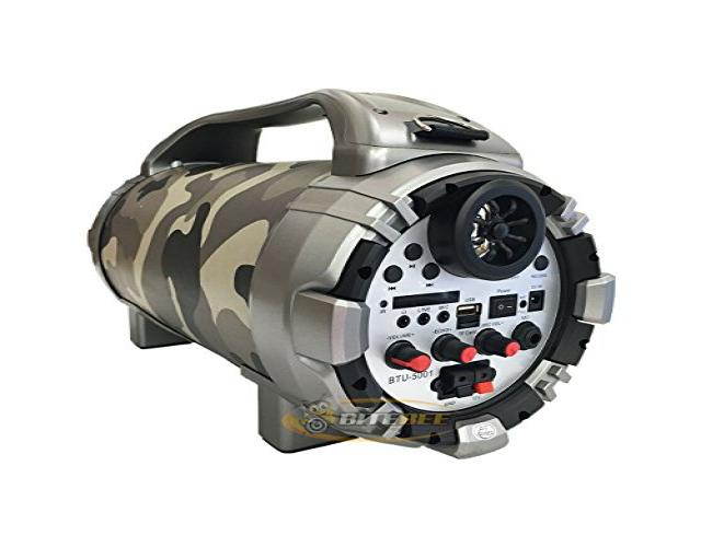 Blackmore BTU-5001-J 750 Watt Portable Rechargeable Bluetooth Speaker - Jungle Camo