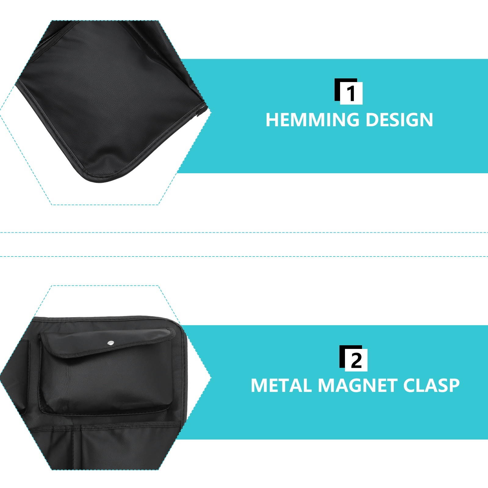 1Pc Practical  Simple Rear Seat Storage Bag Car Trunk Storage Net Bag Hanging Car Net Organizer