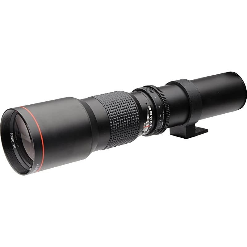 500mm1000mm f80 Telephoto Lens Black with 2X Professional Multiplier for Olympus Digital Cameras and Deluxe Accessory Bundle with Xpix Cleaning Kit