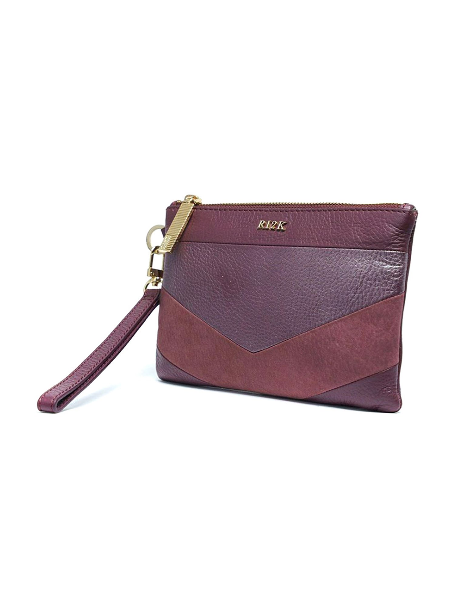 RI2K London Wine Leather Small Pouch