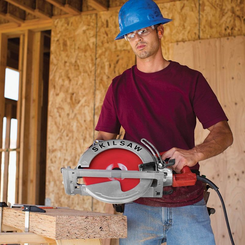Skilsaw 10-1/4" Magnesium Sawsquatch Worm Drive Circular Saw with Diablo Blade