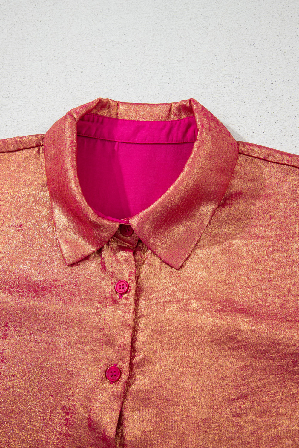 Rose Leopard Print V Neck Plus Size Tee