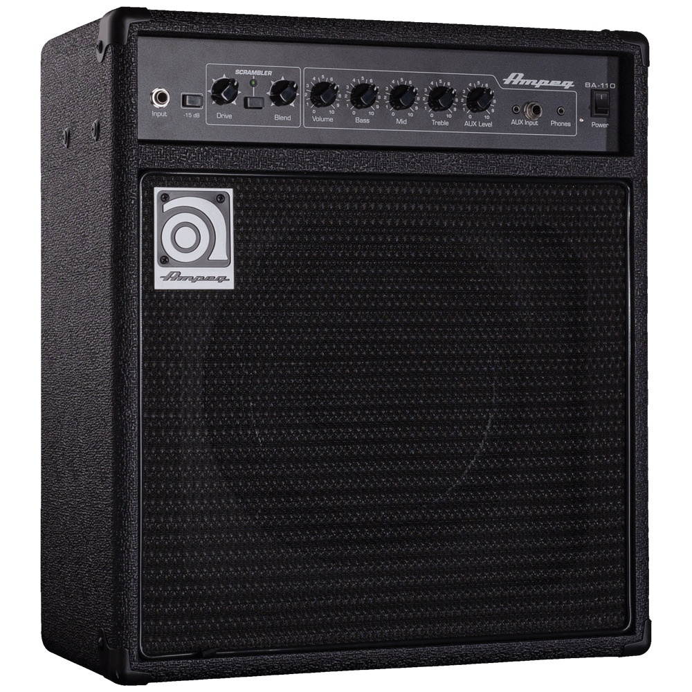 Ampeg BA-110 40W RMS, Single 10" Bass Combo with Scrambler