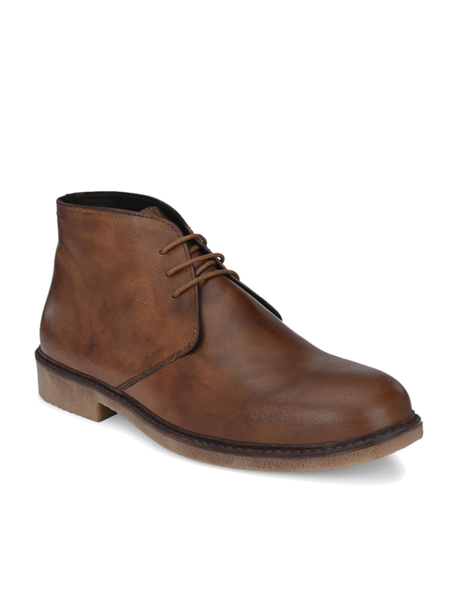 Carlo Romano Tan Men's Chukka Boots