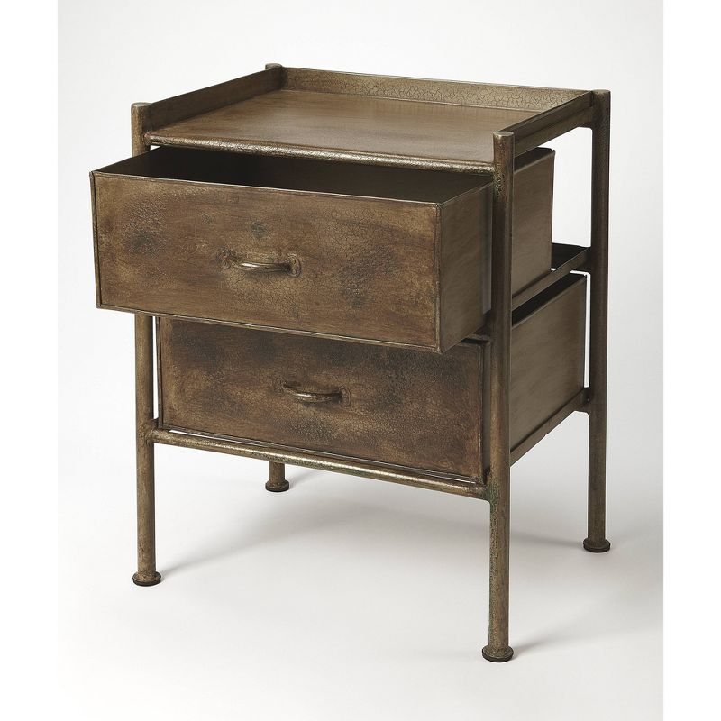 Cameron Industrial Chic Side Table Bronze - Butler Specialty