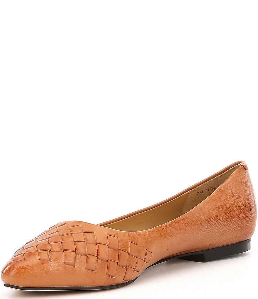 Trotters Estee Woven Leather Flats