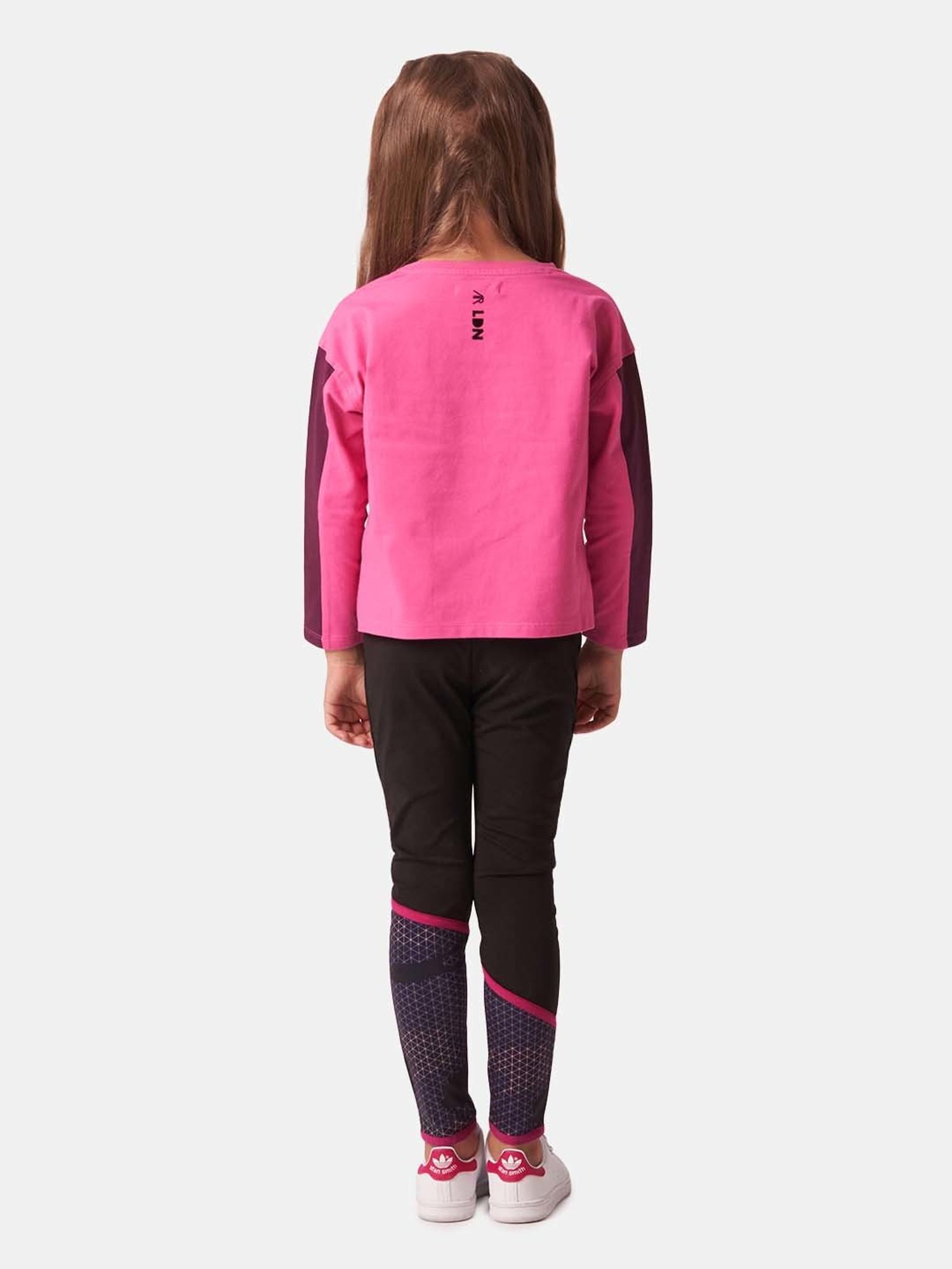 Angel & Rocket Girls Black Printed Leggings