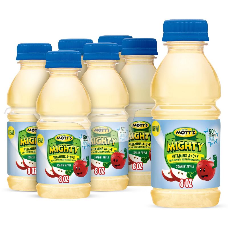 Mott's Mighty Original Apple Juice Drink - 6pk/8 fl oz Bottles