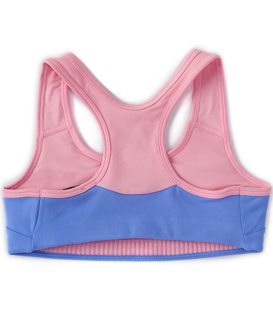 Nike Big Girls 7-16 Dri-FIT Swoosh Colorblock Sports Bra