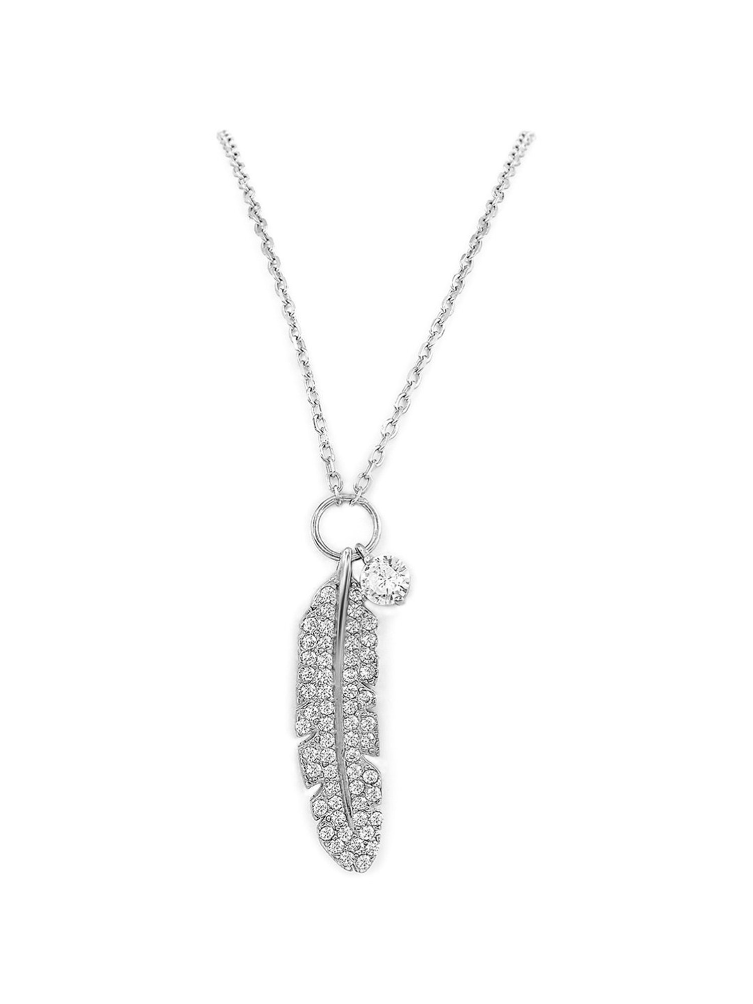 Silberry 92.5 Sterling Silver Quill Necklace