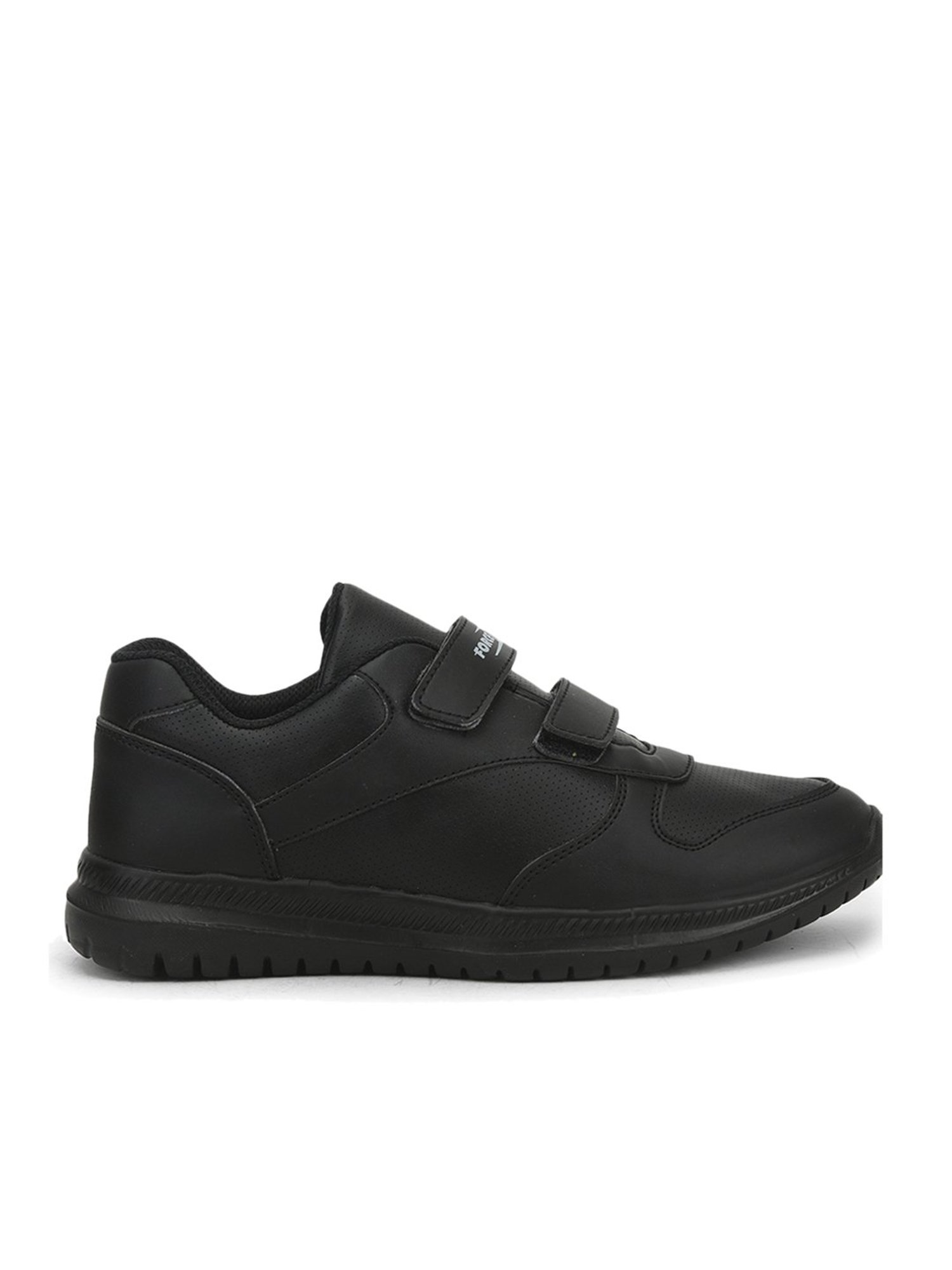 Force 10 By Liberty Kids Black Velcro Shoes
