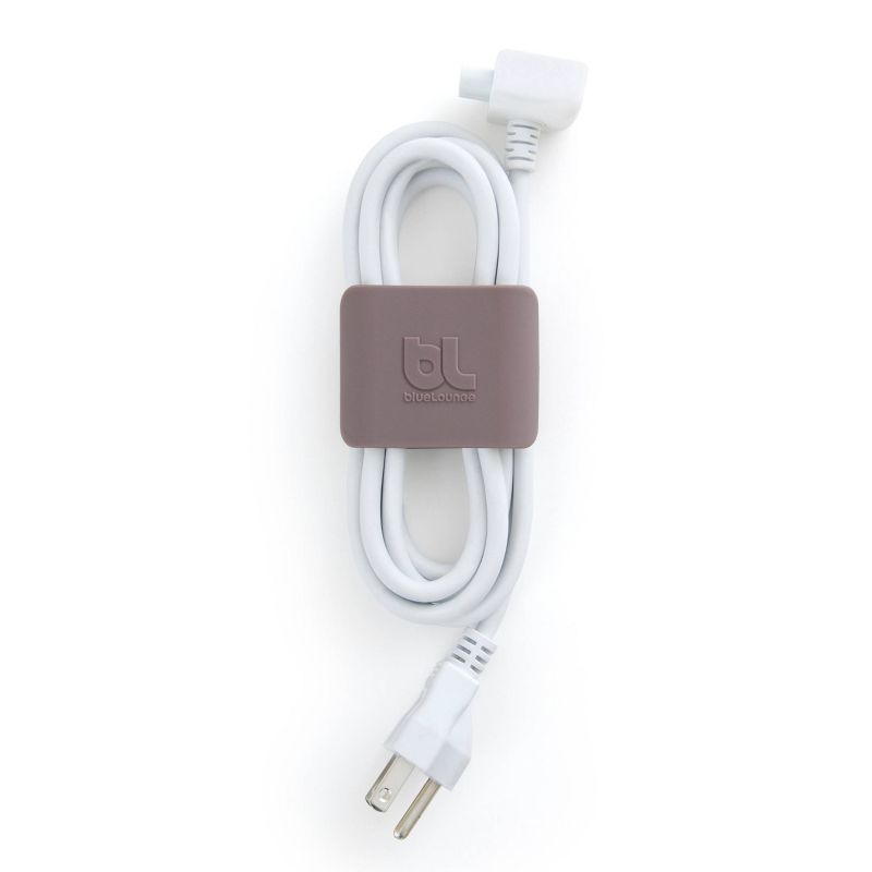 2pk CableClip Multi-Purpose Clips Large Gray/White - BlueLounge