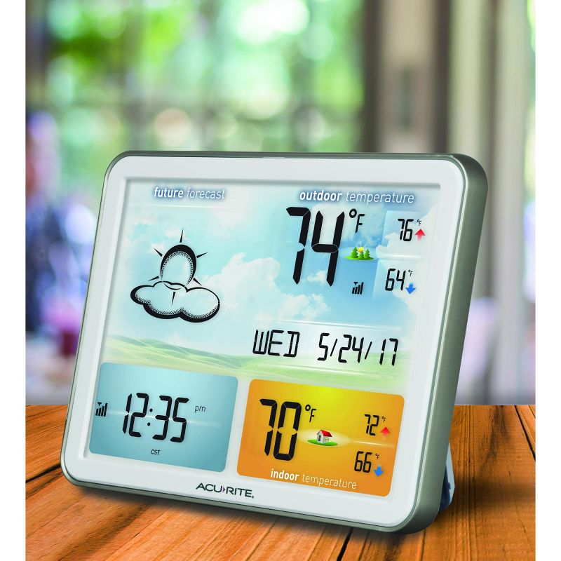 Wind & Weather Jumbo Color Display Weather Station with Wireless Outdoor Remote