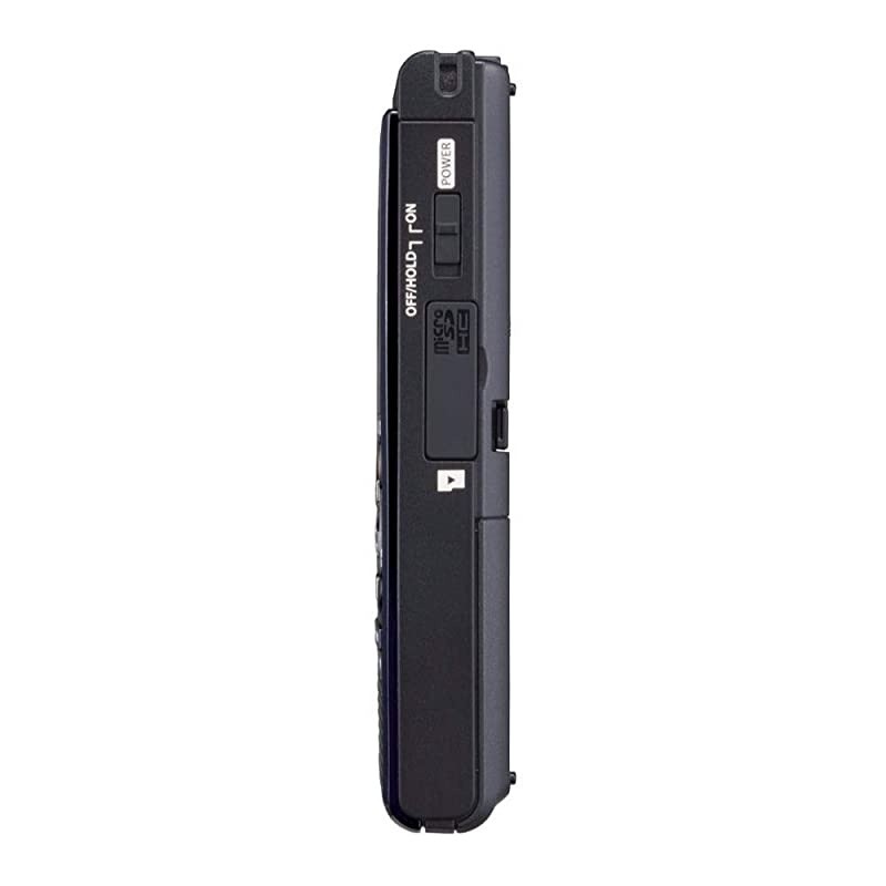 WS-853 Digital Voice Recorder (Black) with Hard-Case Bundle (3 Items)