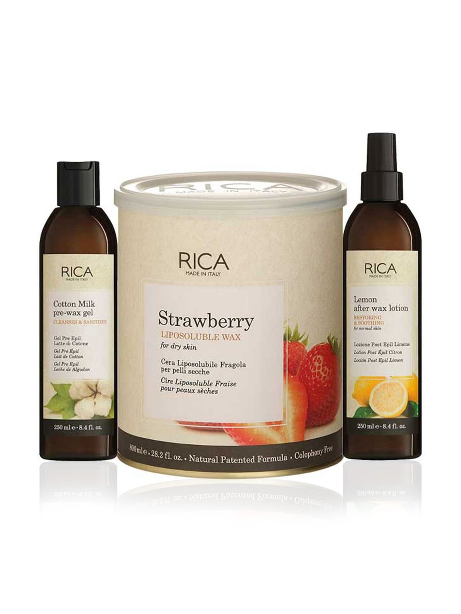 Rica Strawberry Wax Combo Kit 4
