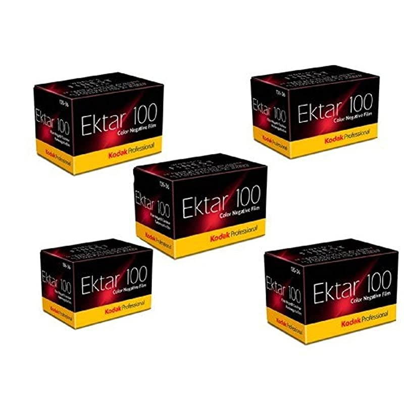 35mm Ektar 100 Color Negative Print Film 36 Exp lot of 5 Rolls Pack of 5 BHBUSWA1025