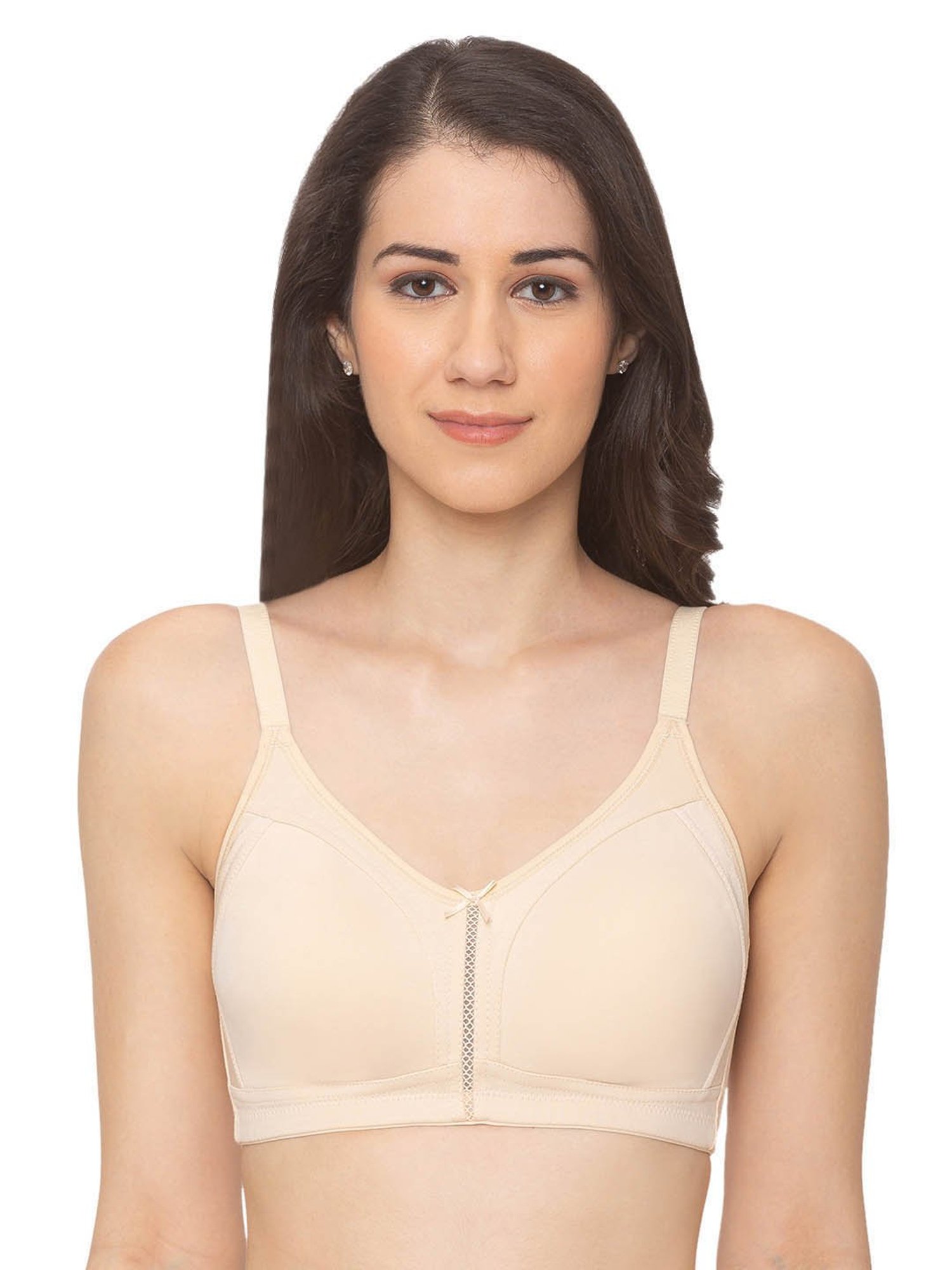 Candyskin Beige Non Wired Non Padded Full Coverage Bra