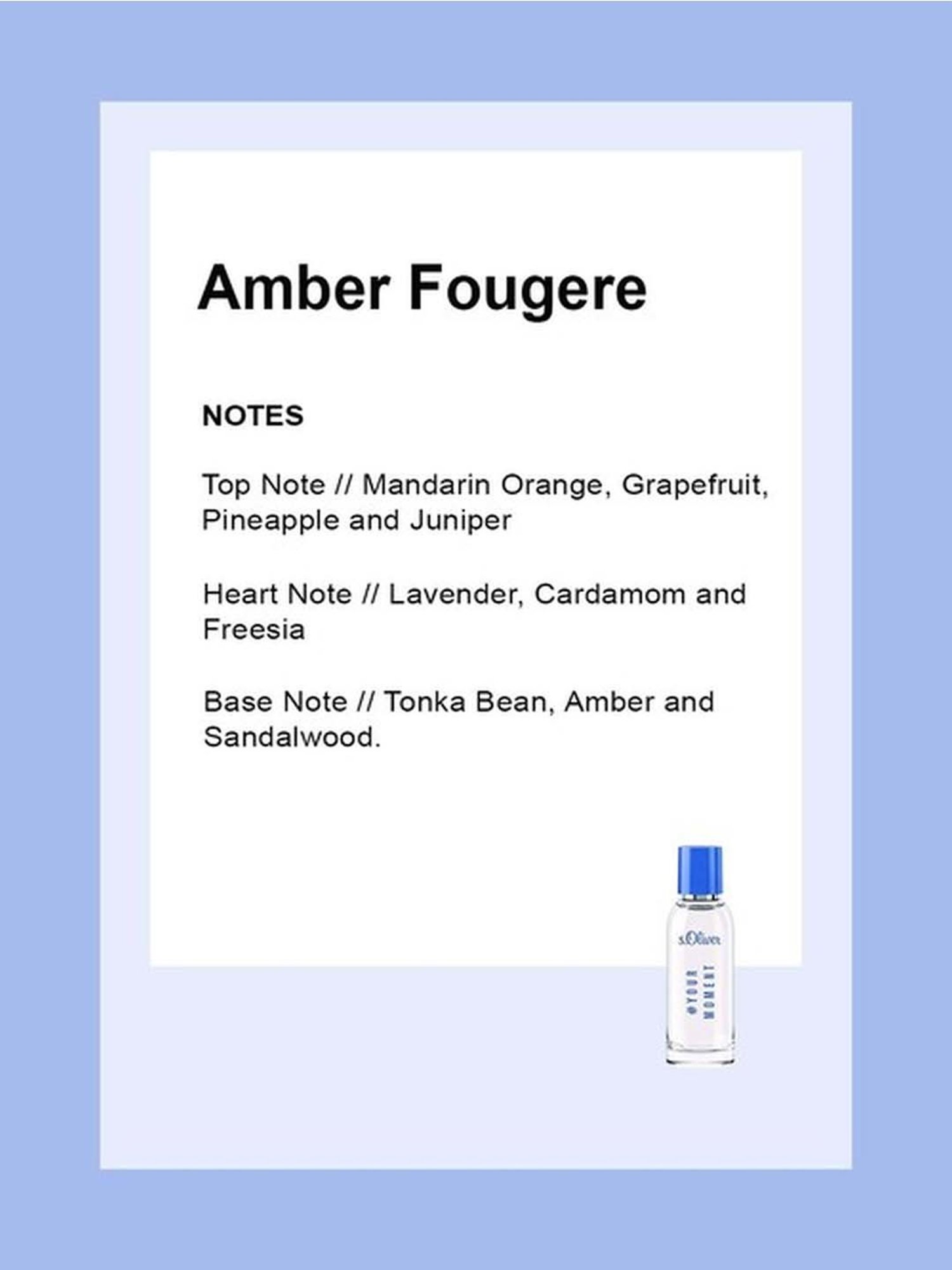 s.Oliver Your Moment Eau de Toilette Blue - 50 ml