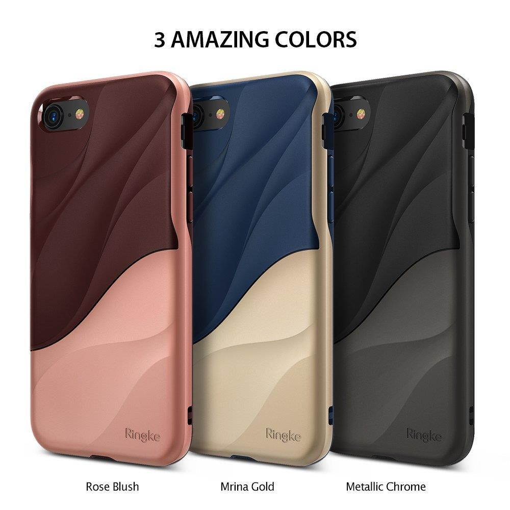 Apple iPhone 8 Case, Ringke [WAVE] Dual Layer Heavy Duty Shockproof PC TPU Protective Cover for iPhone 7 / iPhone 8 - Coastal Blue