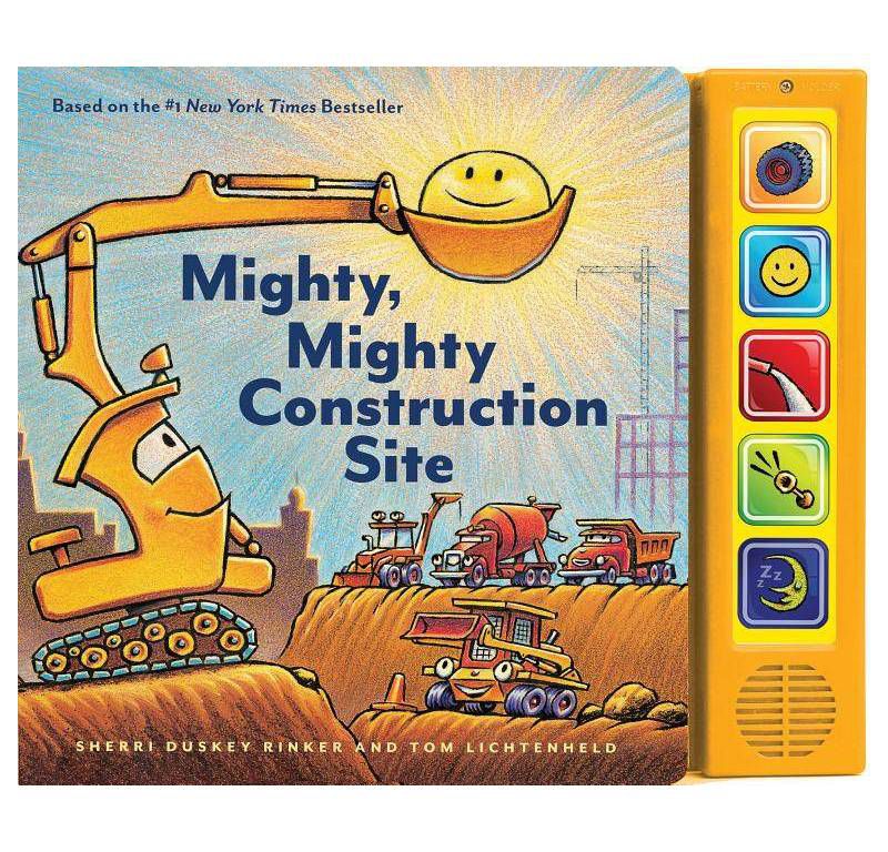 Mighty, Mighty Construction Site - by Sherri Duskey Rinker (Board Book)