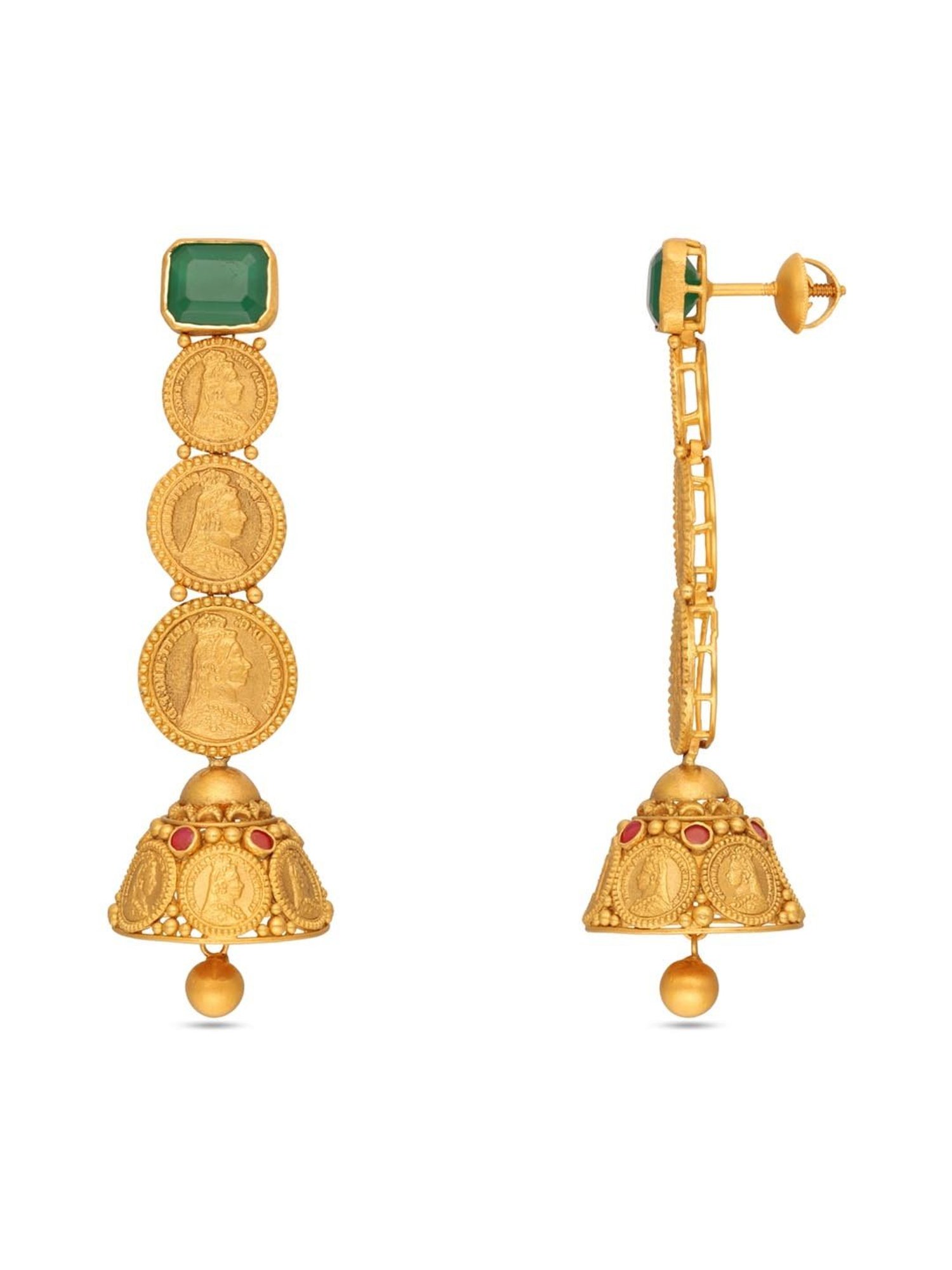 CKC 22k Gold Earrings for Women