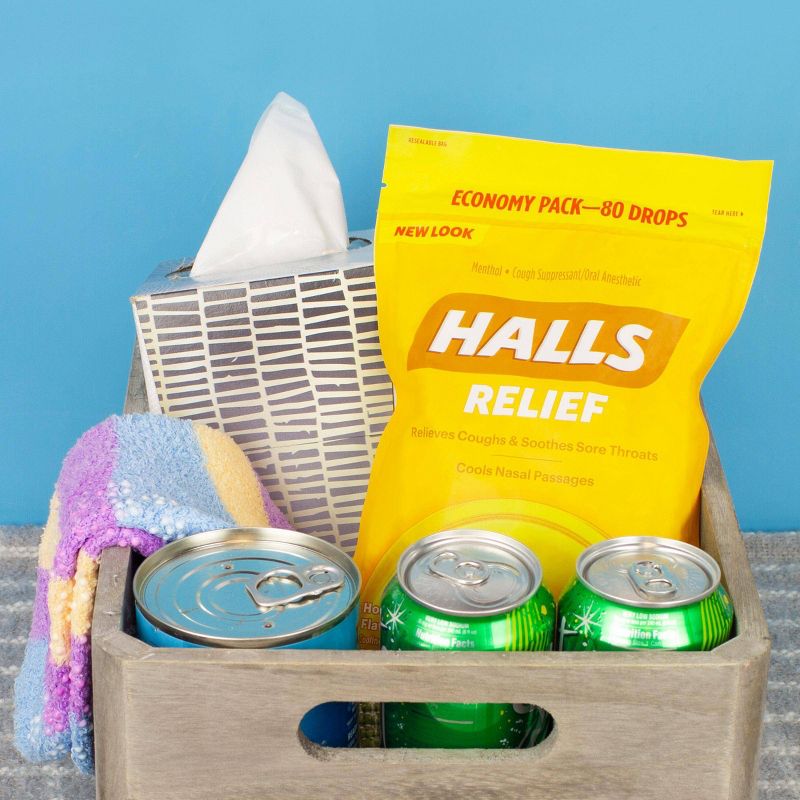 Halls Cough Drops - Honey Lemon - 80ct