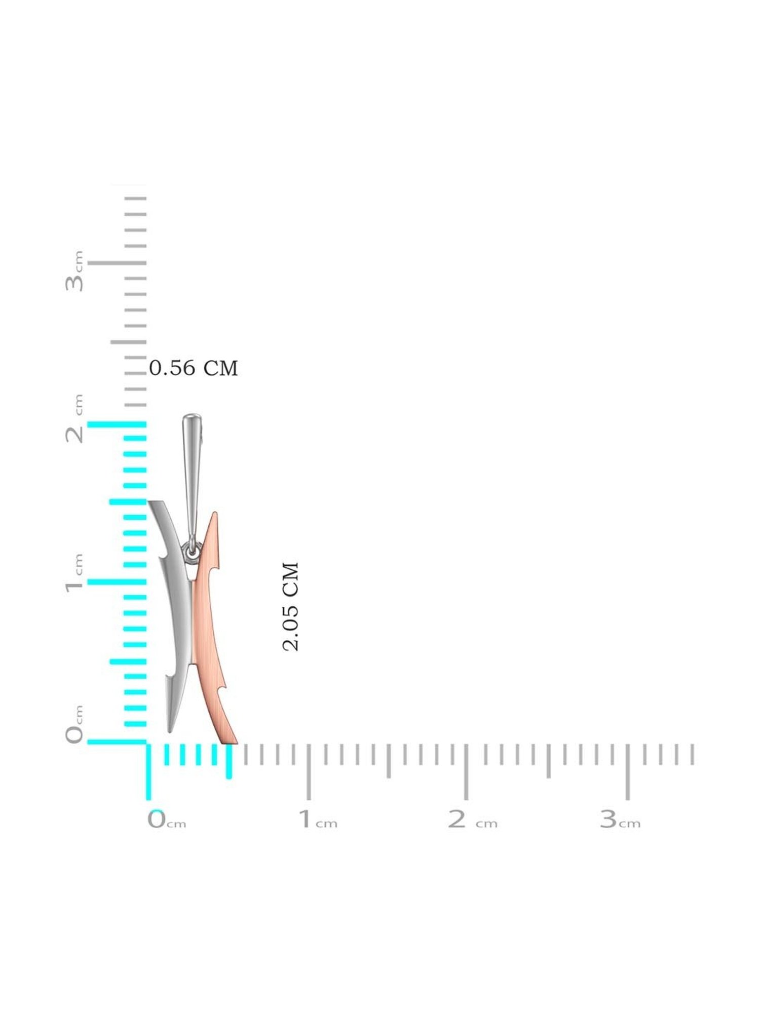 Joyalukkas 950 Platinum Sophisticated Dangle Earrings