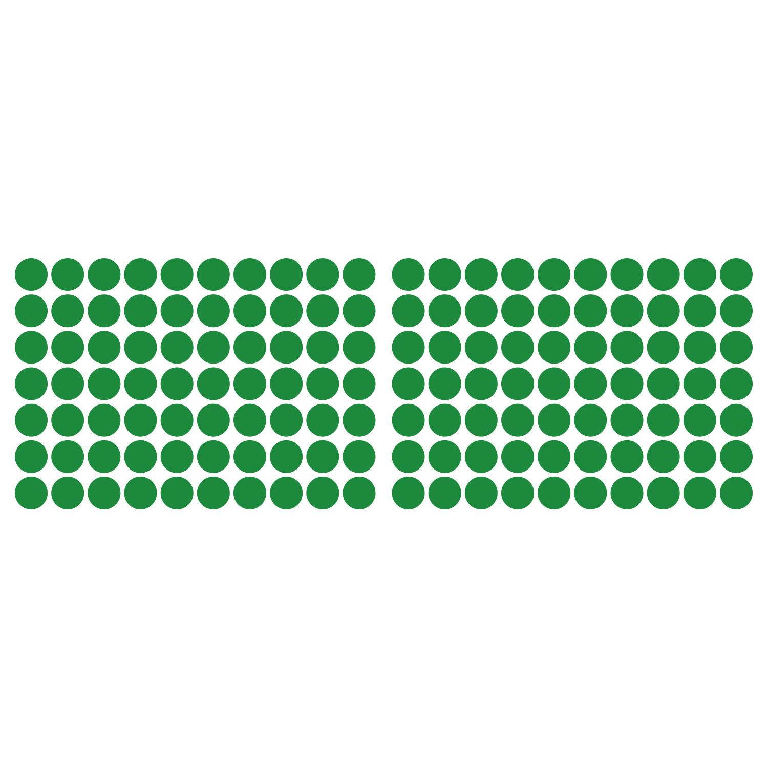 LiteMark 2 Inch Orange Dot Decals - Pack of 80