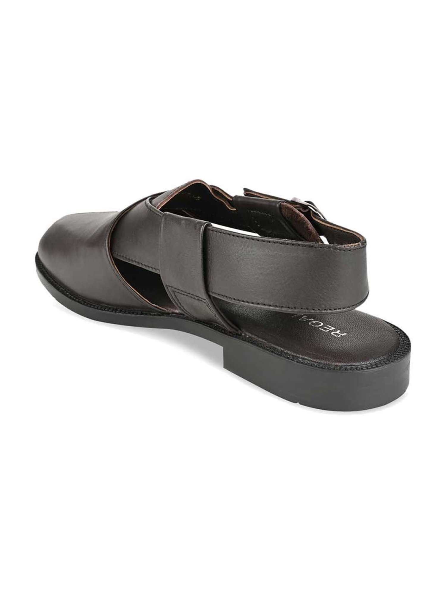 Regal Men's Brown Back Strap Sandals