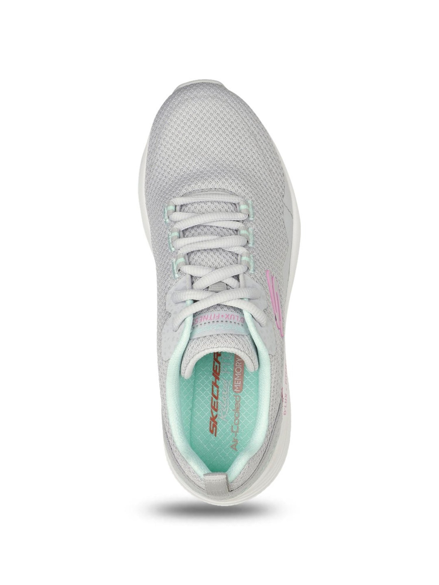 Skechers Women's D'LUX FITNESS-ROAM FREE Grey Running Shoes