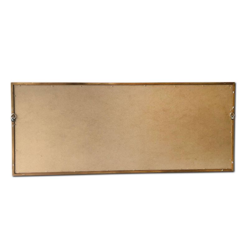 19" x 45" Garden Wood Framed Wall Canvas Soft Blue - Gallery 57