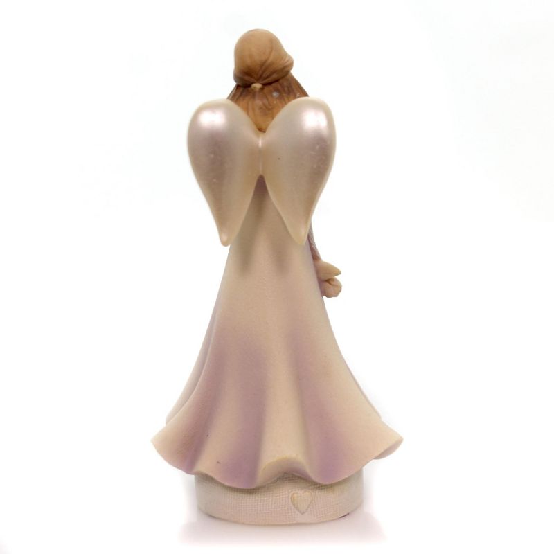 Foundations 4.25" Friend- Always An Angel Karen Hahn Figurine Flowers  -  Decorative Figurines