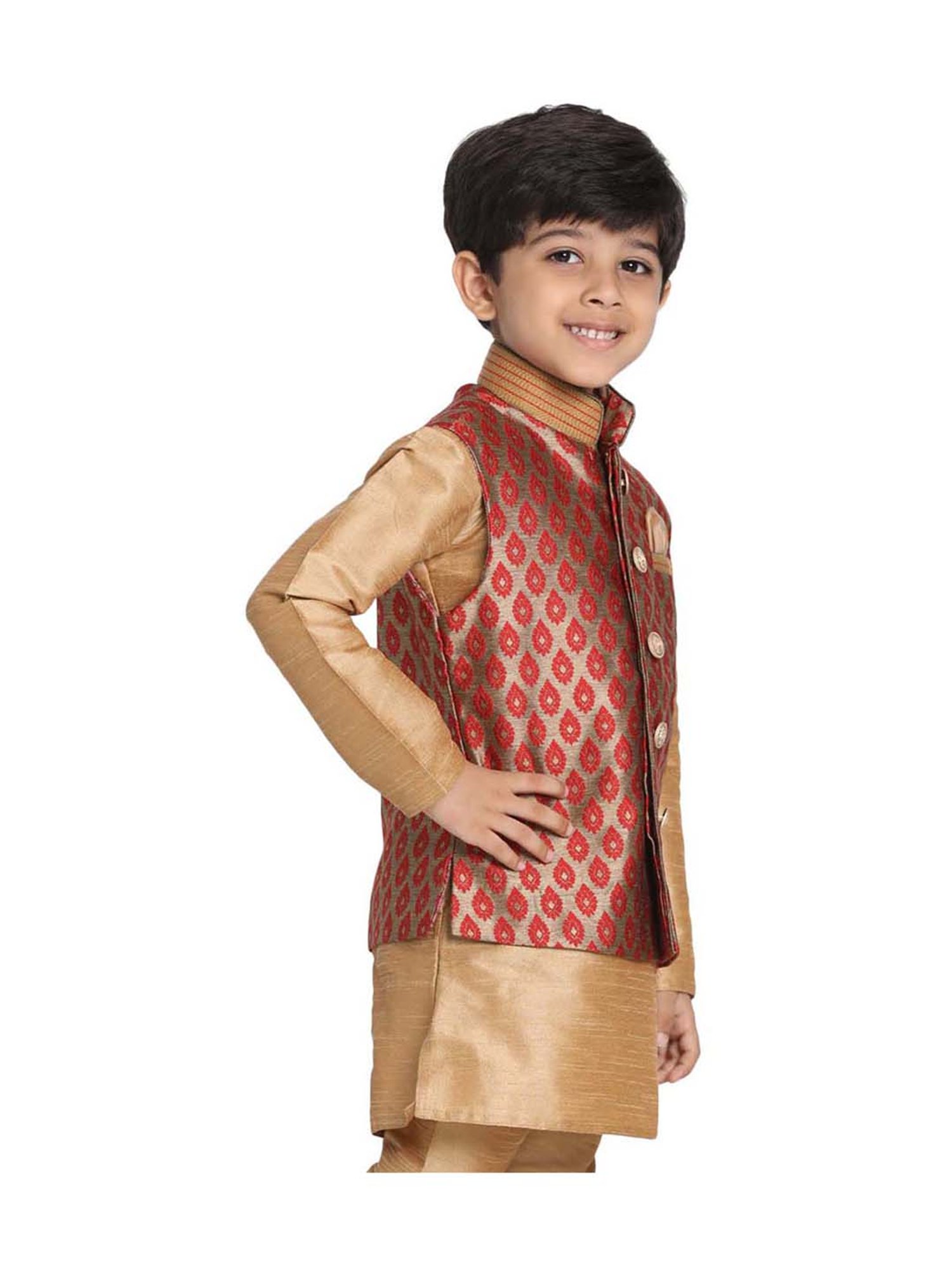 Crimsoune Club Kids Mint Solid Full Sleeves Blazer