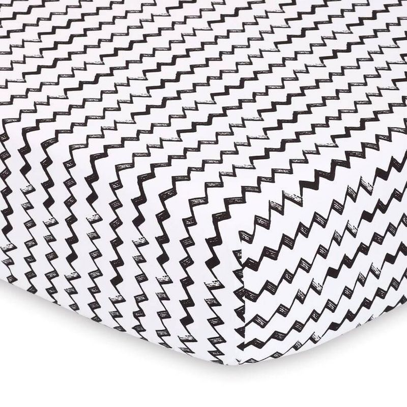 The Peanutshell Sheets Safari Animals/Zig Zag 2pk