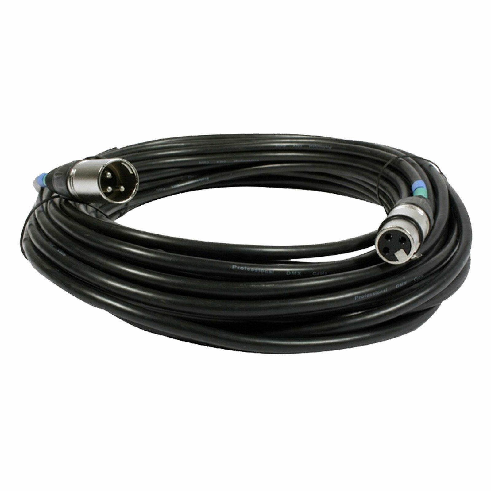 (20) American DJ 25FT 3-Pin High Quality DMX Cables