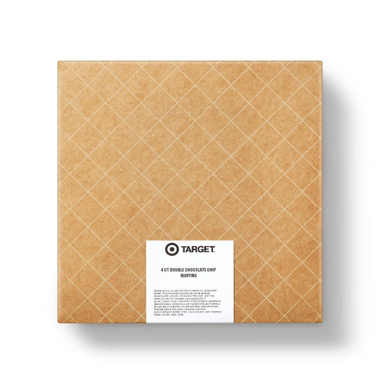 Double Chocolate Chip Muffins - 16oz/4ct - Favorite Day™