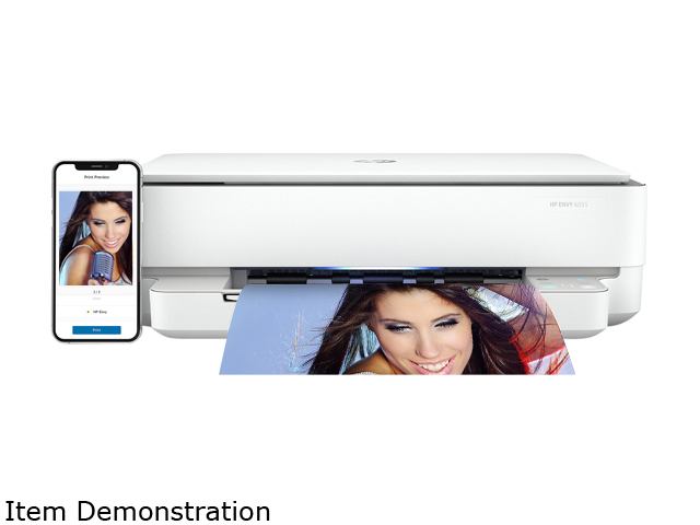HP ENVY 6055e All-in-One Printer w/ 6 Months Free Ink through HP Plus