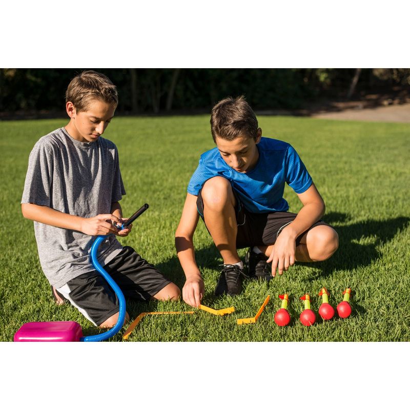 Stomp Rocket Ultra High Flying Foam Tipped Rockets with Launch Pad
