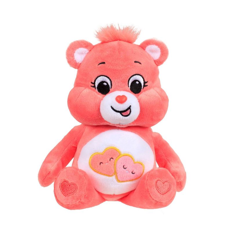 Care Bear Basic Bean Bag Plush - Love-A-Lot Bear