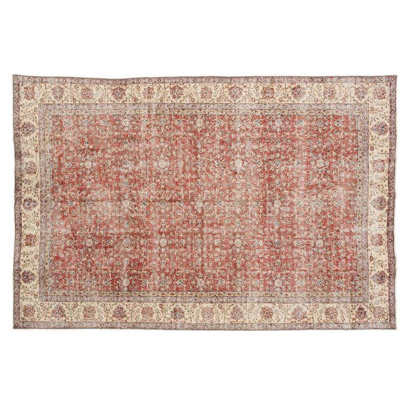 6'10"x10' Vintage One-of-a-Kind Sighelm Rug Red - Revival Rugs