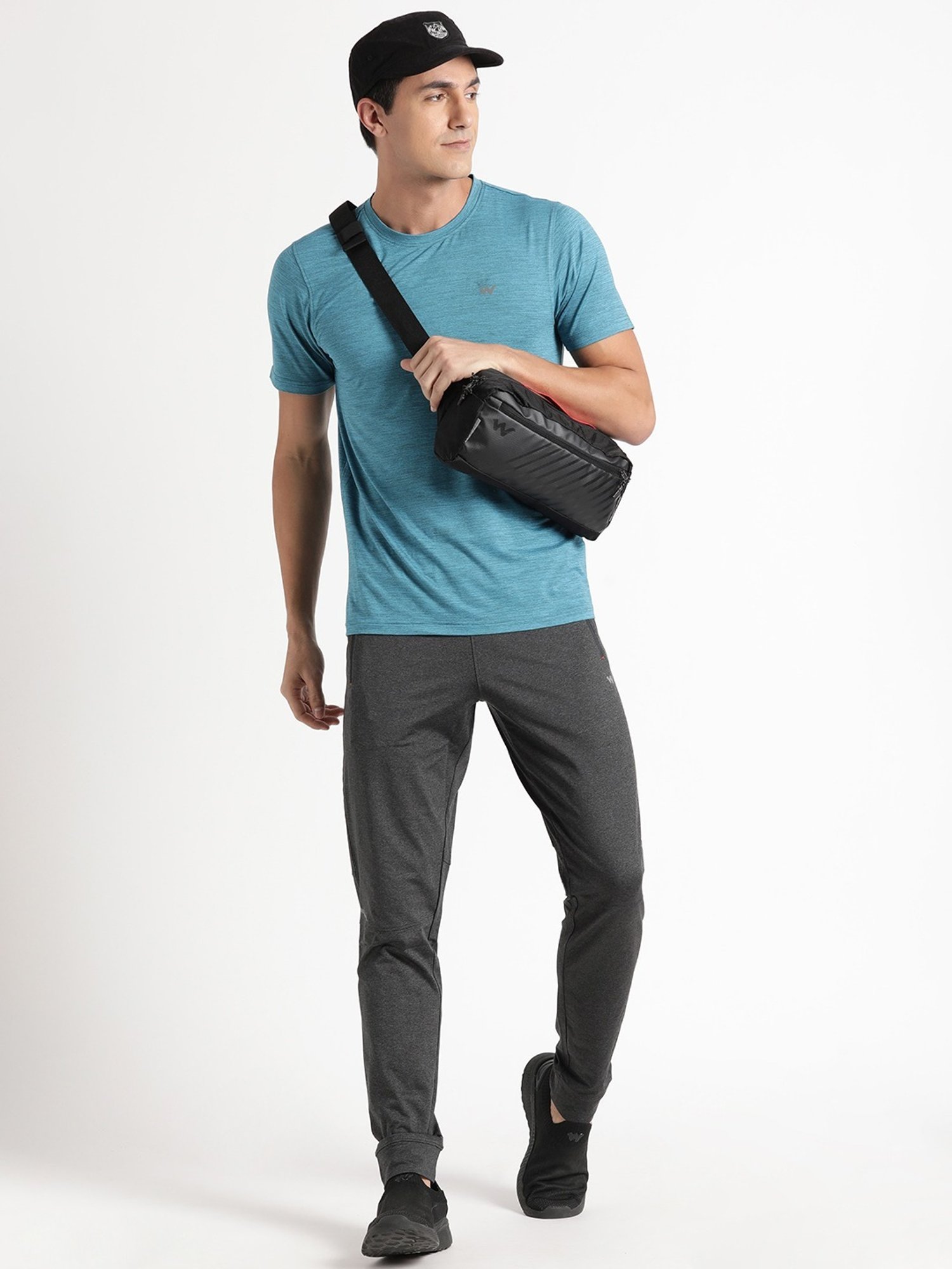 Wildcraft Grey Regular Fit Trackpants